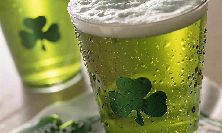 Bier tijdens St Patrick's Day